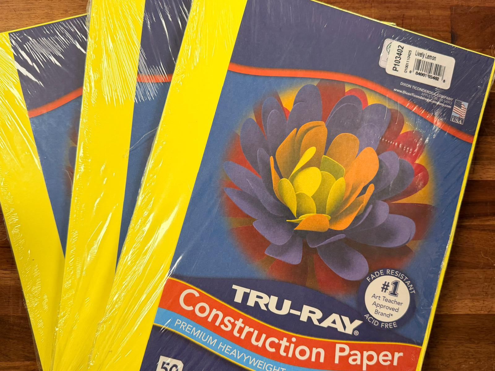Construction Paper PACK of 3 (Total Qty - 150 Sheets)