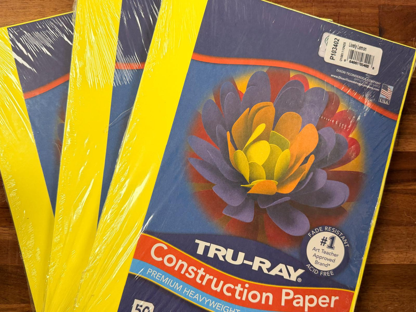 Construction Paper PACK of 3 (Total Qty - 150 Sheets)