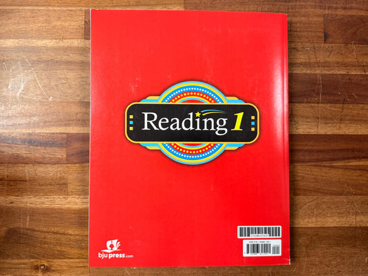 BJU Reading 1 Worktext (4th Edition) Like New