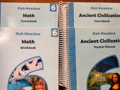 Oak Meadow Grade 6 Full Curriculum Package