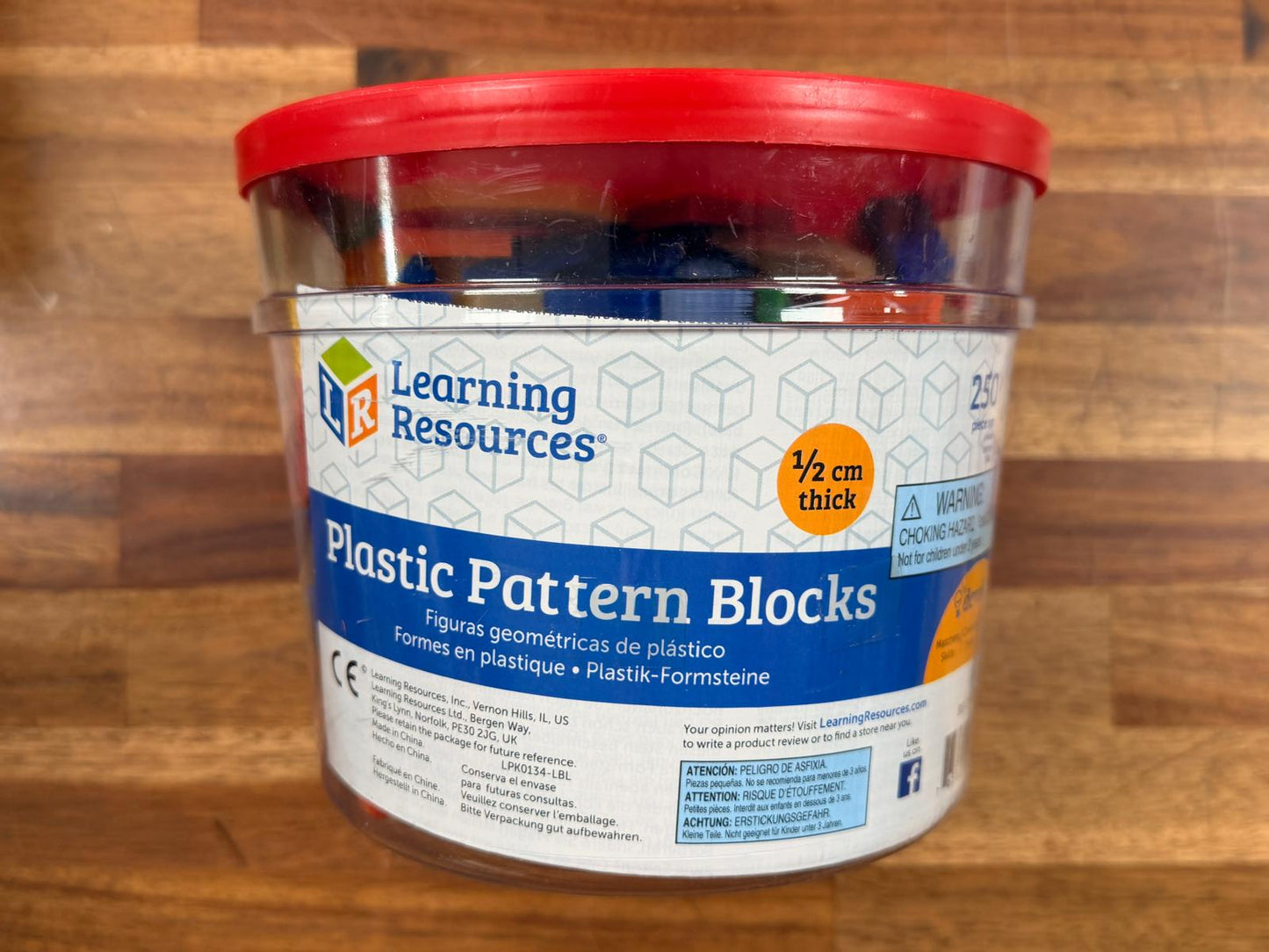 Learning Resources Plastic Pattern Blocks
