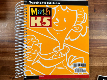 BJU Press Math K5 Kit - TE & Student Manipulatives (3rd Ed)