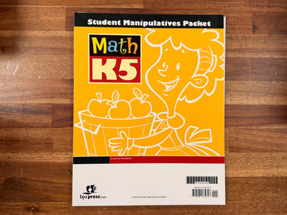 BJU Press Math K5 Kit - TE & Student Manipulatives (3rd Ed)