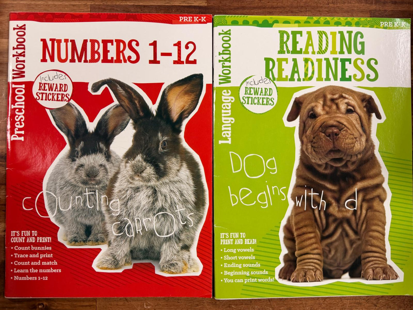 Bendon Preschool Workbook LOT of 4