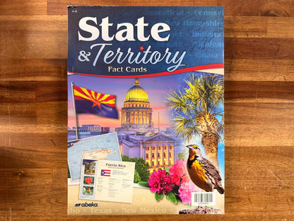 Abeka State & Territory Fact Cards