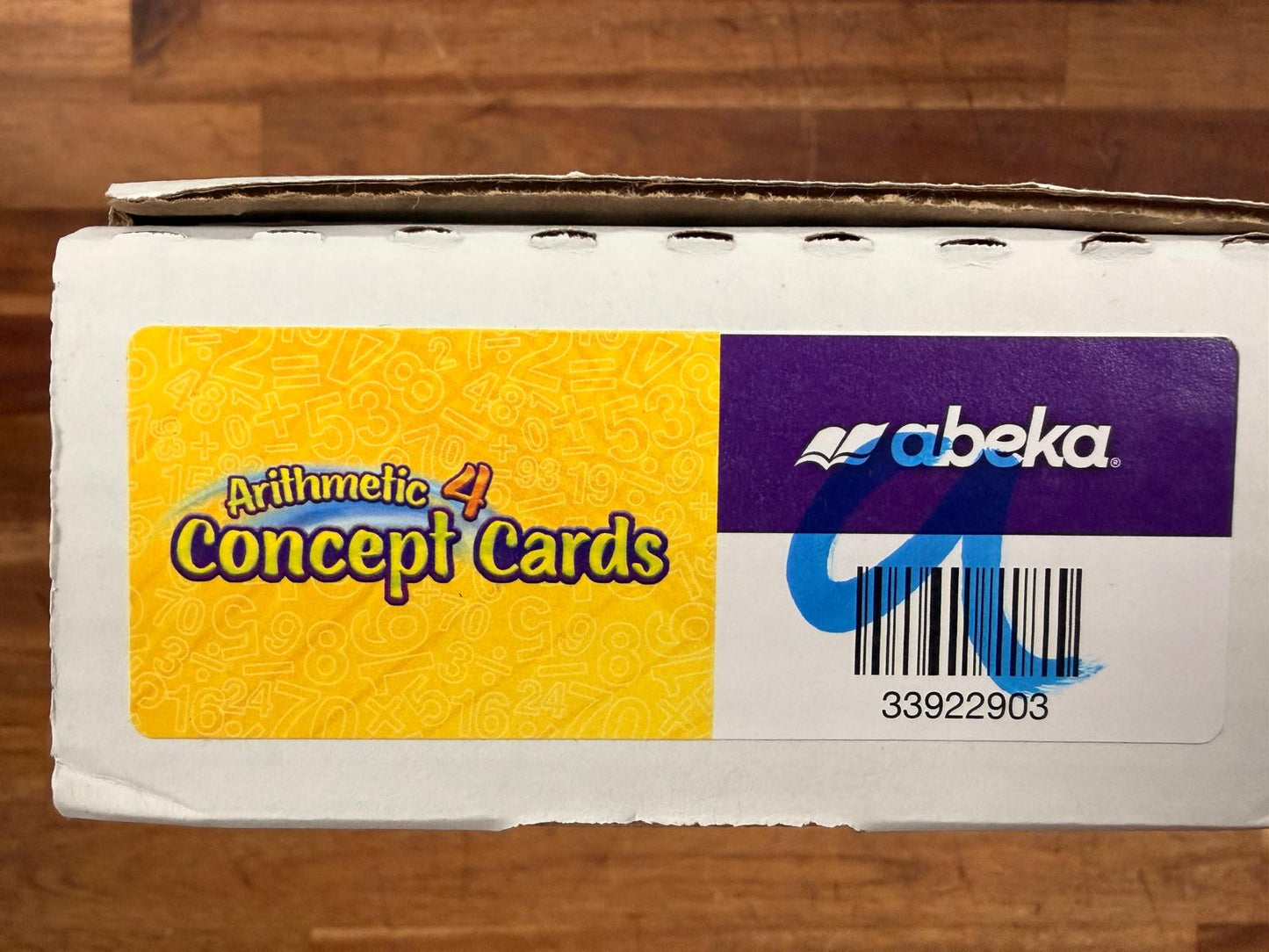 Abeka Arithmetic 4 Concept Cards