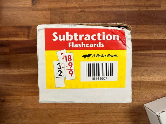 Abeka Subtraction Flashcards (Item# 15141607)