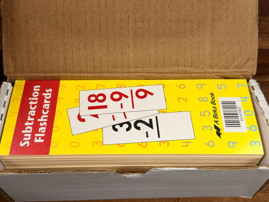 Abeka Subtraction Flashcards (Item# 15141607)