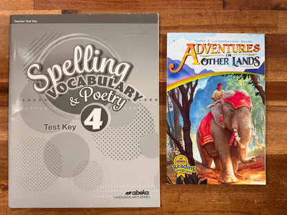 Abeka Language Arts 4 Homeschool BUNDLE
