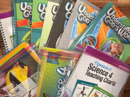 Abeka Homeschool Science 4 BUNDLE
