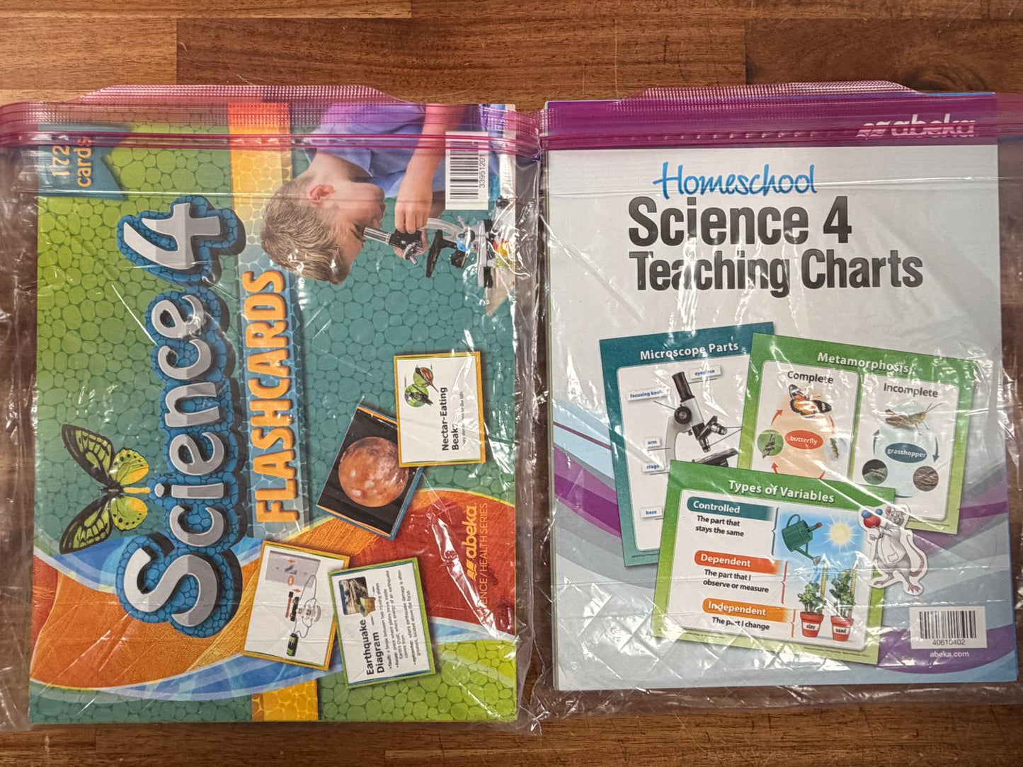 Abeka Homeschool Science 4 BUNDLE