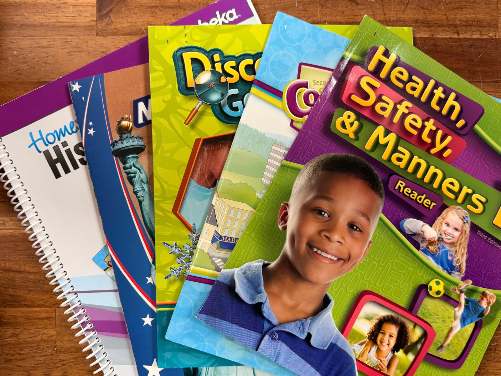 Abeka Homeschool History, Science, Health 1 LOT of 5