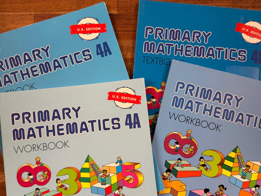 Primary Mathematics 4A/4B Textbook & Workbook (US Ed.)