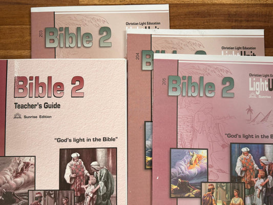 CLE Bible 2 Teacher's Guide and Units 203-205