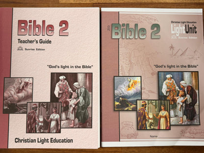 CLE Bible 2 Teacher's Guide and Units 203-205