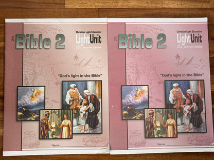 CLE Bible 2 Teacher's Guide and Units 203-205