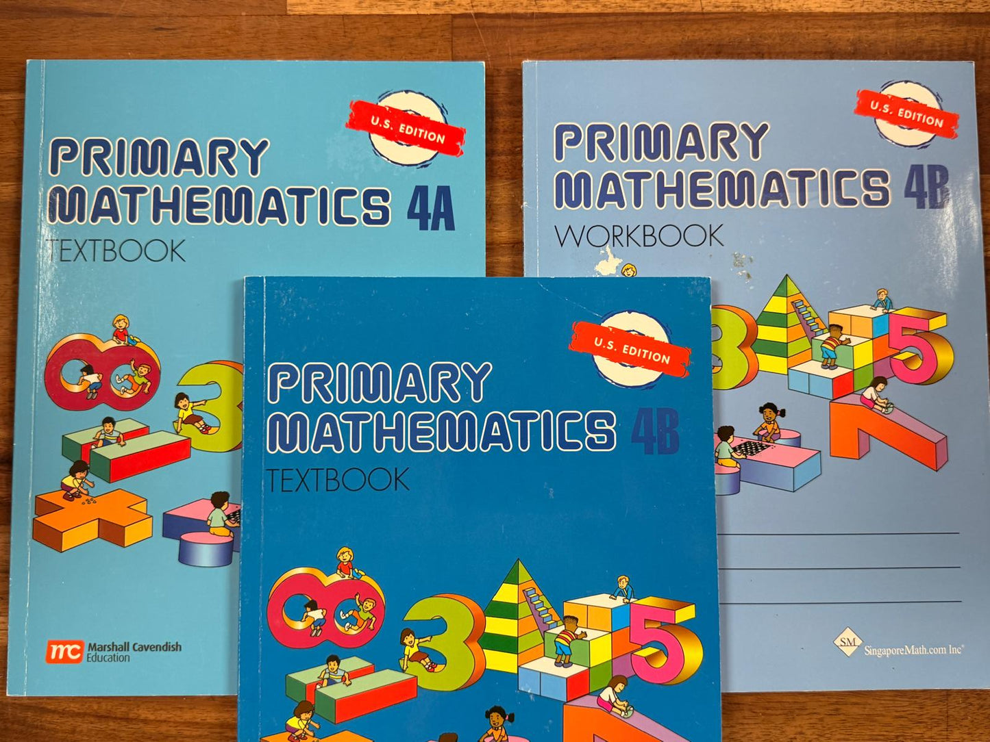 Primary Mathematics 4A/4B Textbook w/ Wrkbk (US Ed.)