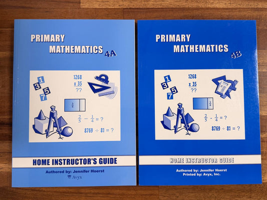 Primary Mathematics 4A/4B Home Instructor Guides