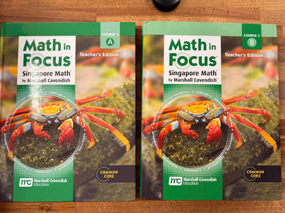 Math in Focus Course 2 A/B Teacher's Edition