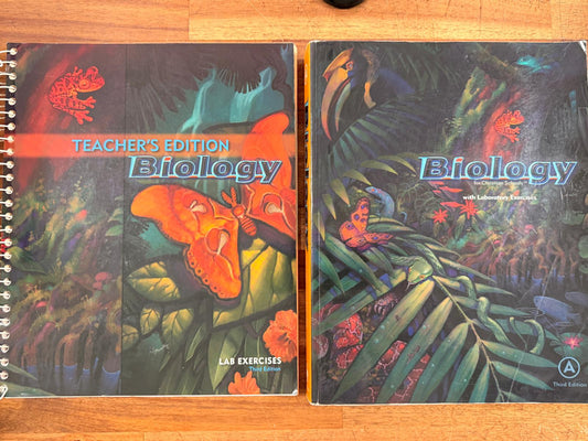 BJU Press Biology for Christian Schools w/ Lab Exercises (3rd Ed)