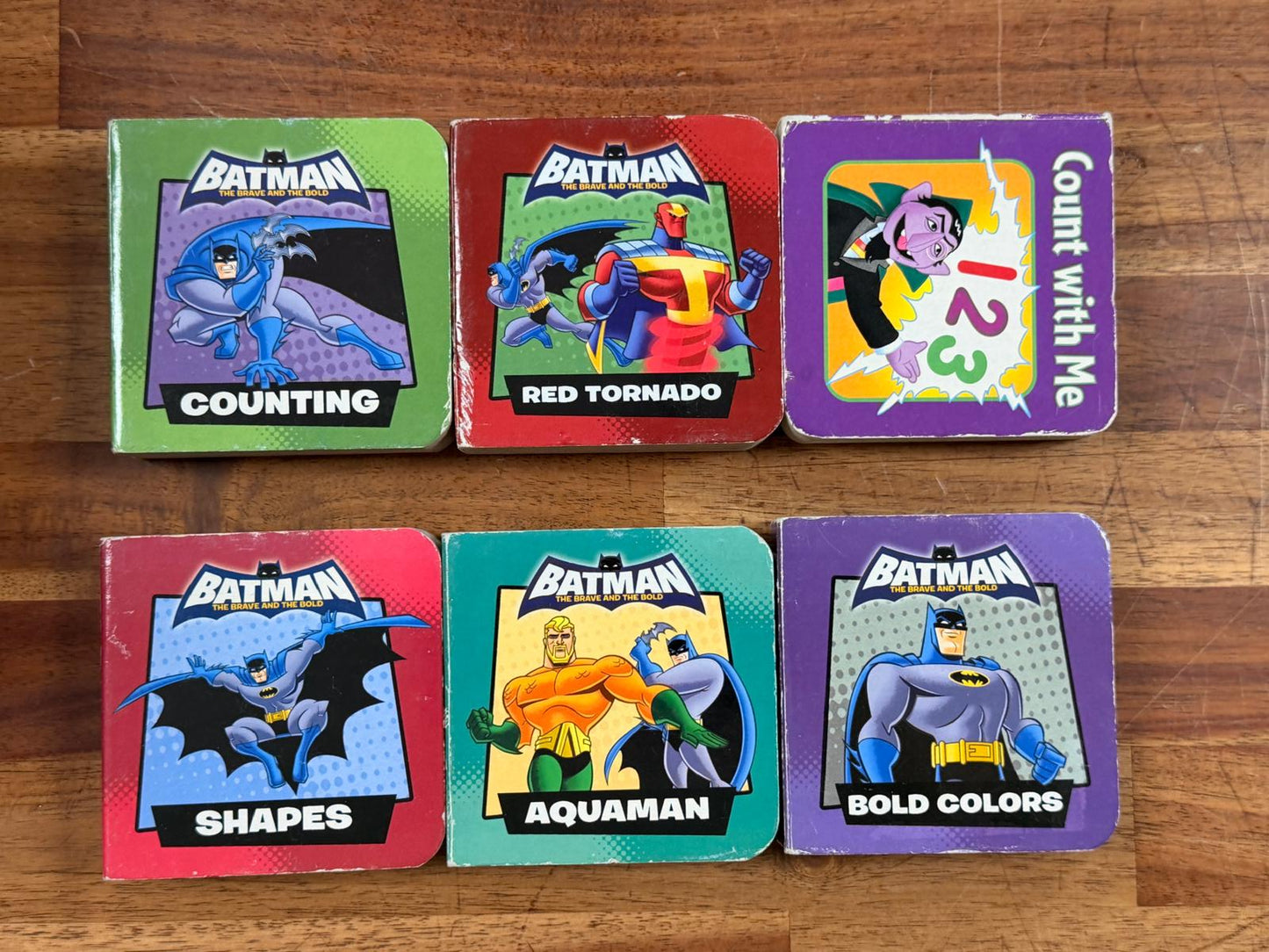 Mini-Board Batman Books LOT of 6 (Early Learning)