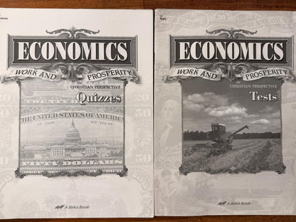 Abeka Economics Work and Prosperity (2nd Ed) SET of 6