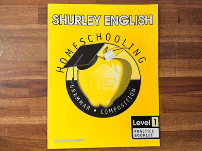 Shurley English Homeschooling Level 1 SET of 3
