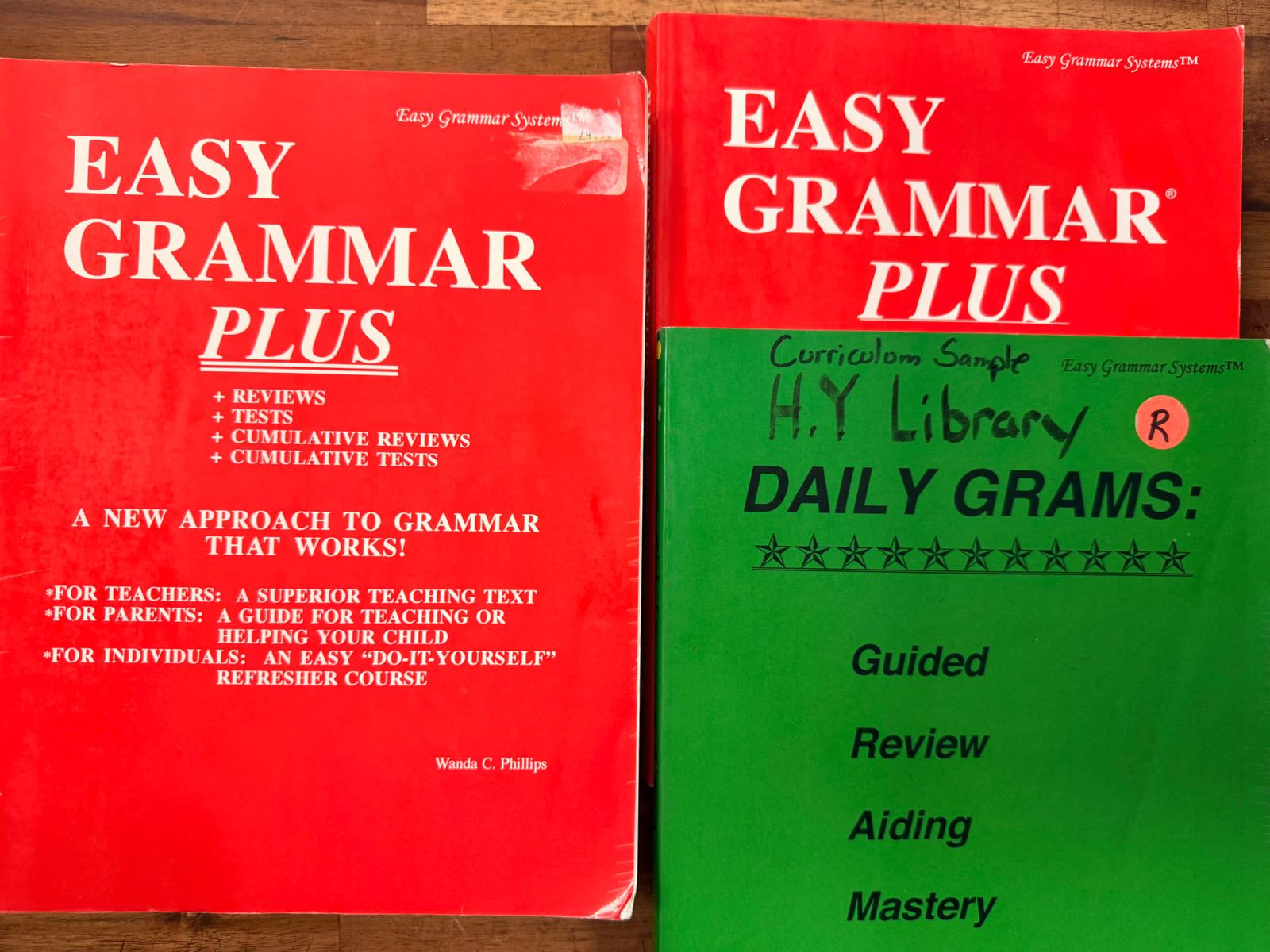 Easy Grammar PLUS Teacher Edition, Workbook, & Daily Grams