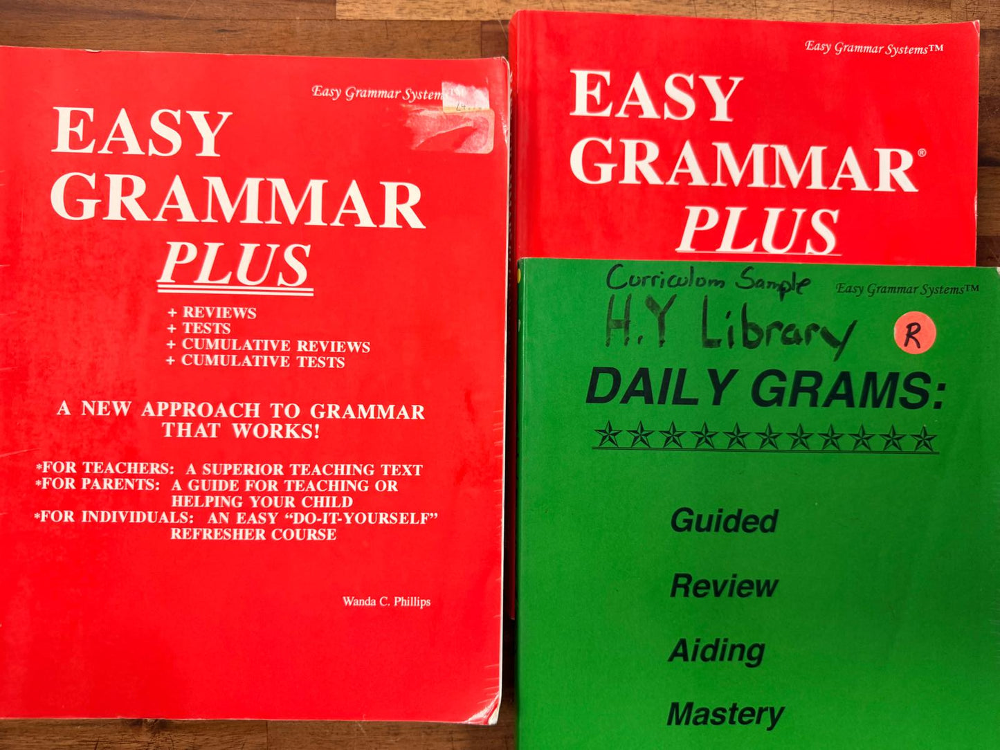 Easy Grammar PLUS Teacher Edition, Workbook, & Daily Grams