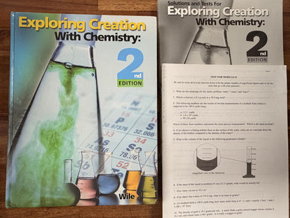 Apologia Exploring Creation with Chemistry 2nd Ed SET of 3