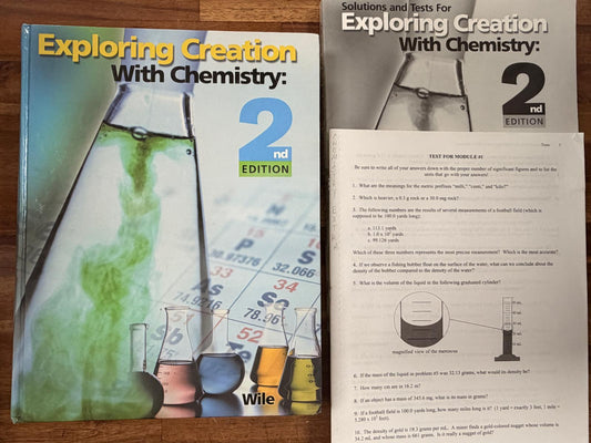 Apologia Exploring Creation with Chemistry 2nd Ed SET of 3