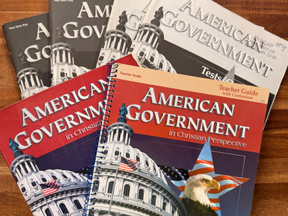 Abeka American Government (2nd Ed) LOT of 6