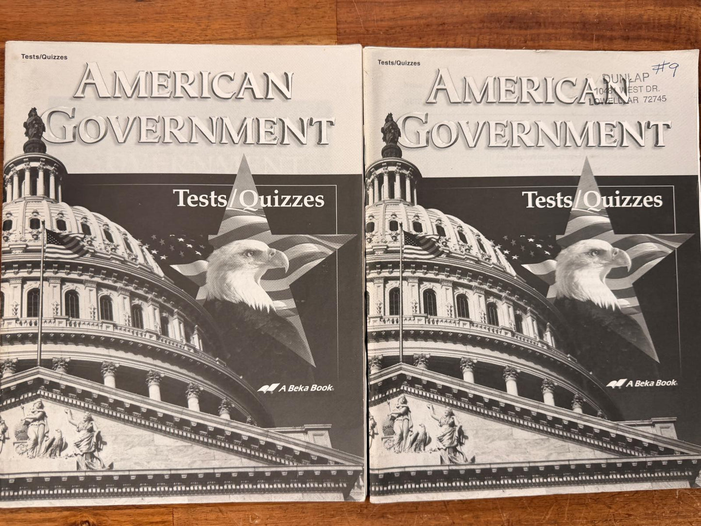 Abeka American Government (2nd Ed) LOT of 6