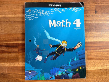 BJU Math 4 Reviews (3rd Edition) - CLEAN