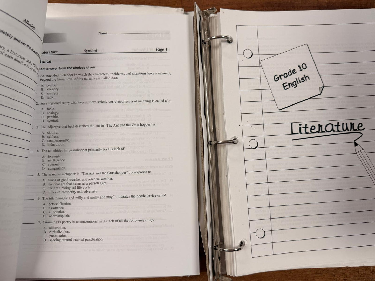 BJU Elements of Literature SET - Text, TG, & Tests