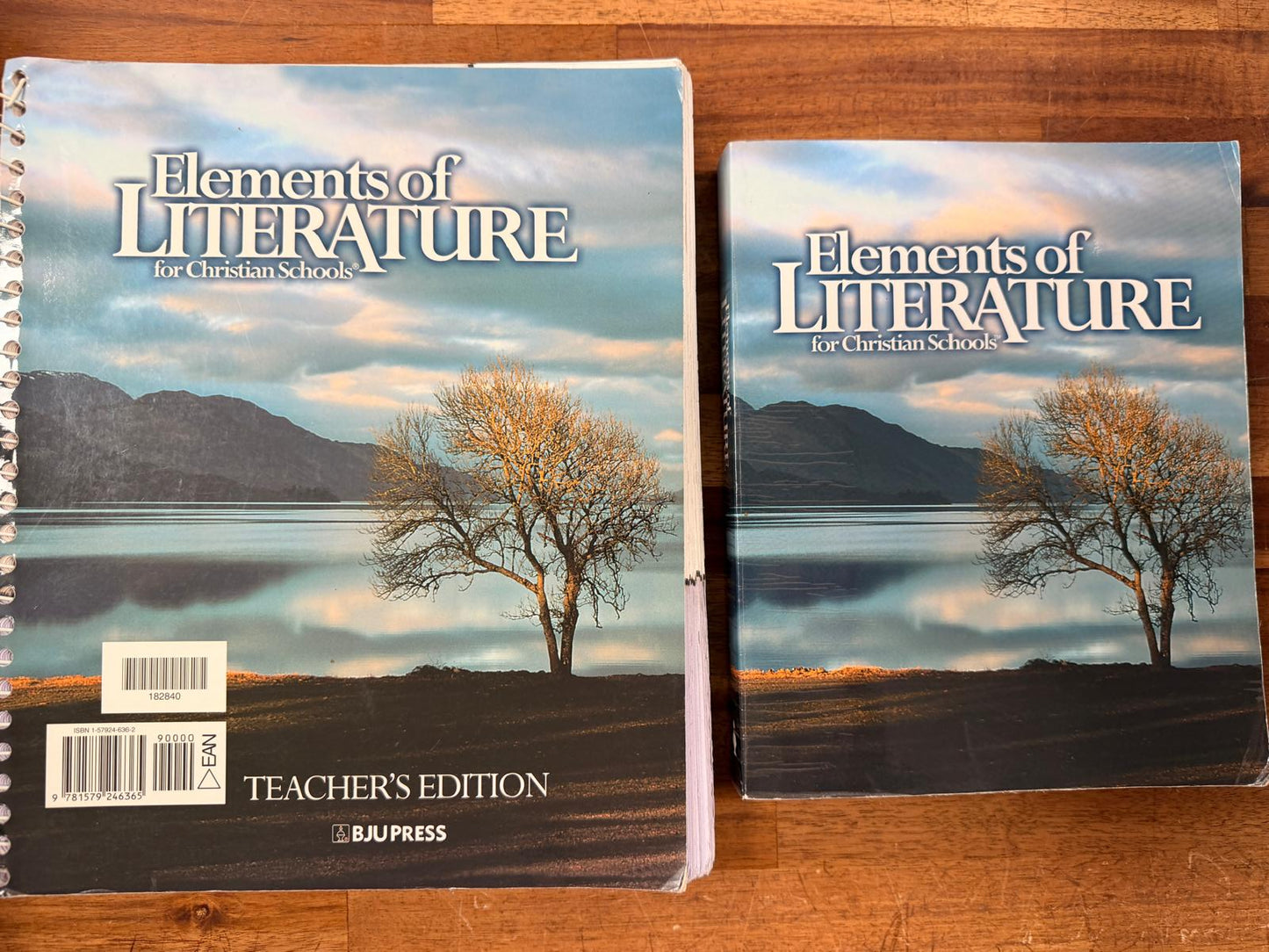 BJU Elements of Literature SET - Text, TG, & Tests