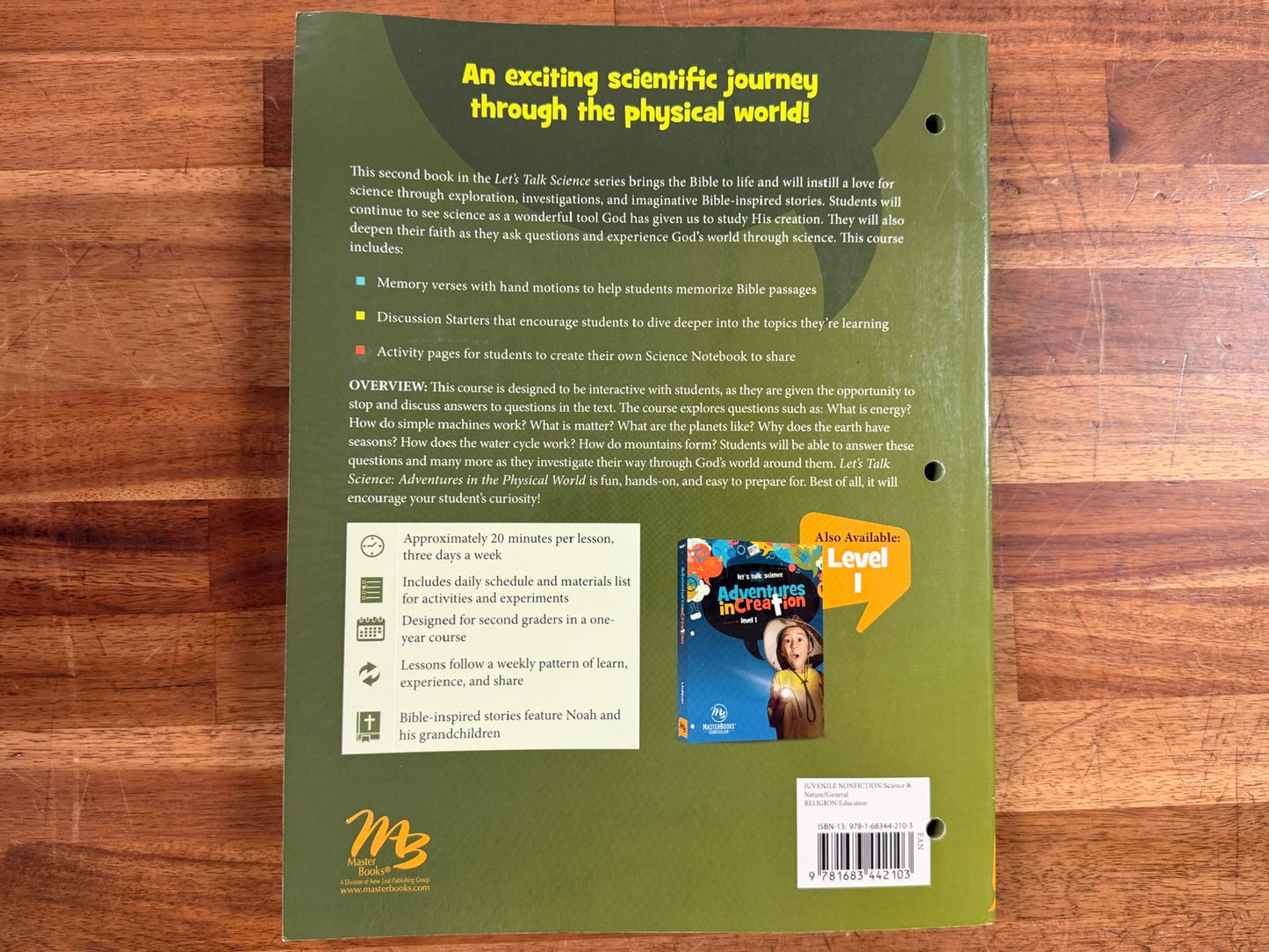 Master Books Adventures in the Physical World Level 2