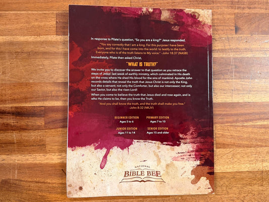 National Bible Bee Truth Discovery Journal Senior Edition