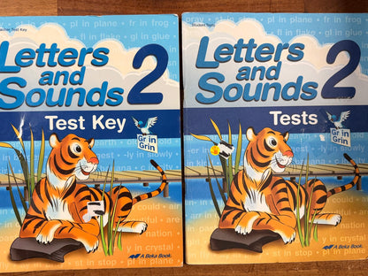 Abeka Letters and Sounds 2 Tests & Test Key (Acceptable)