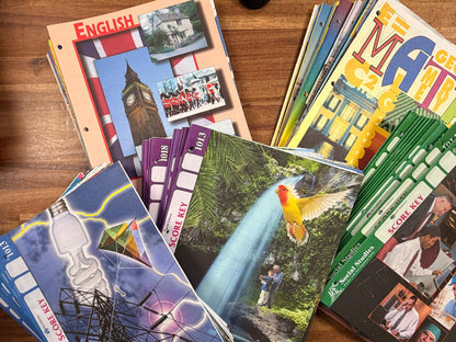 ACE Level 2 LOT - Sci, Word Building, English, SocStud, Math