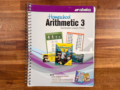 Abeka Homeschool Arithmetic 3 Curriculum LPs