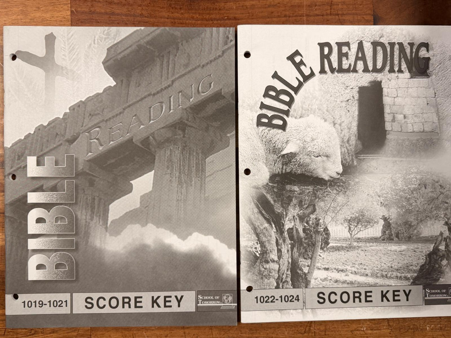 School of Tomorrow Bible Reading Score Keys 1013-1024