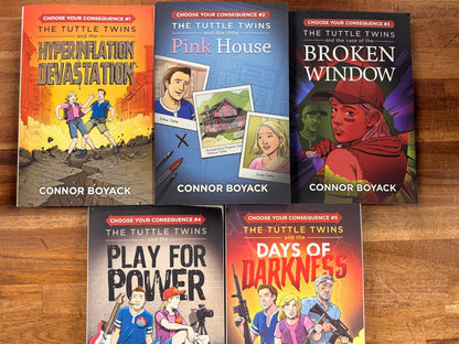 The Tuttle Twins - Choose Your Consequences Books #1-5 (NEW)