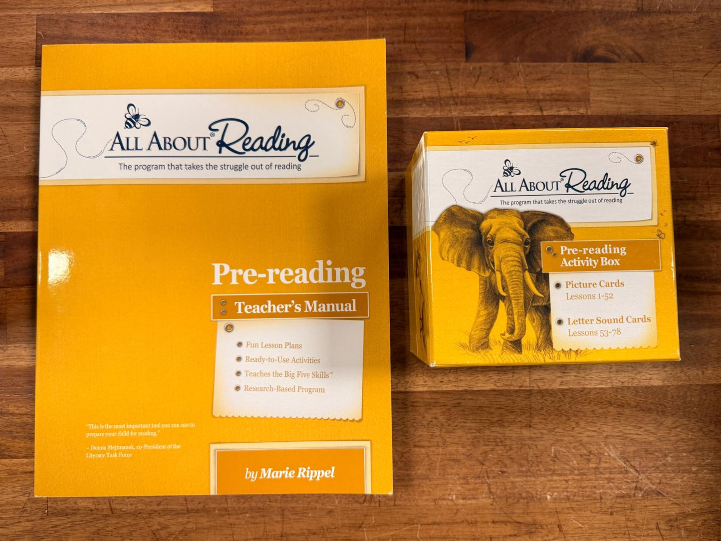 All About Reading Pre-Reading SET - TM, Vol. 1-2 Rdrs, Cards
