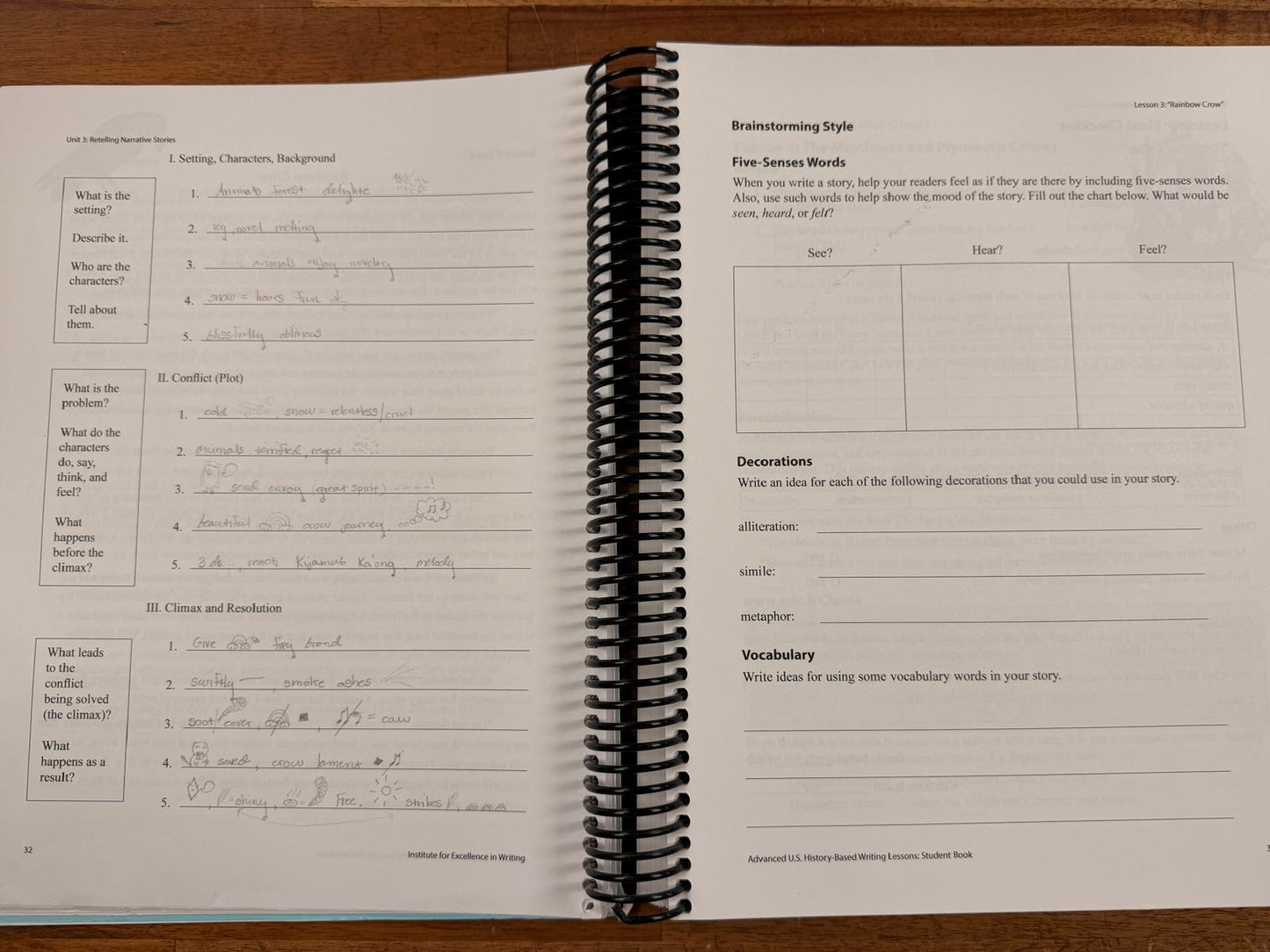 IEW Advanced U.S. History Writing Lessons Student