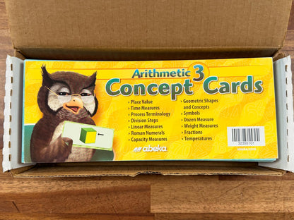 Abeka Arithmetic 3 Concept Cards (Item 32355101)