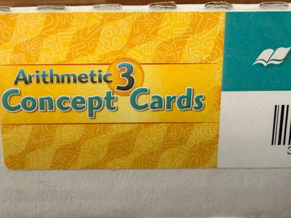 Abeka Arithmetic 3 Concept Cards (Item 32355101)