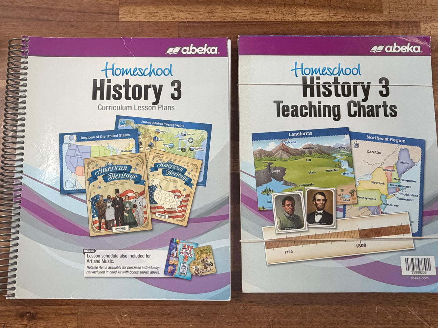 Abeka Our American Heritage LOT of 6 (Fifth Edition)
