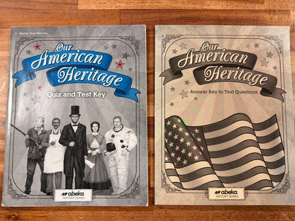 Abeka Our American Heritage LOT of 6 (Fifth Edition)