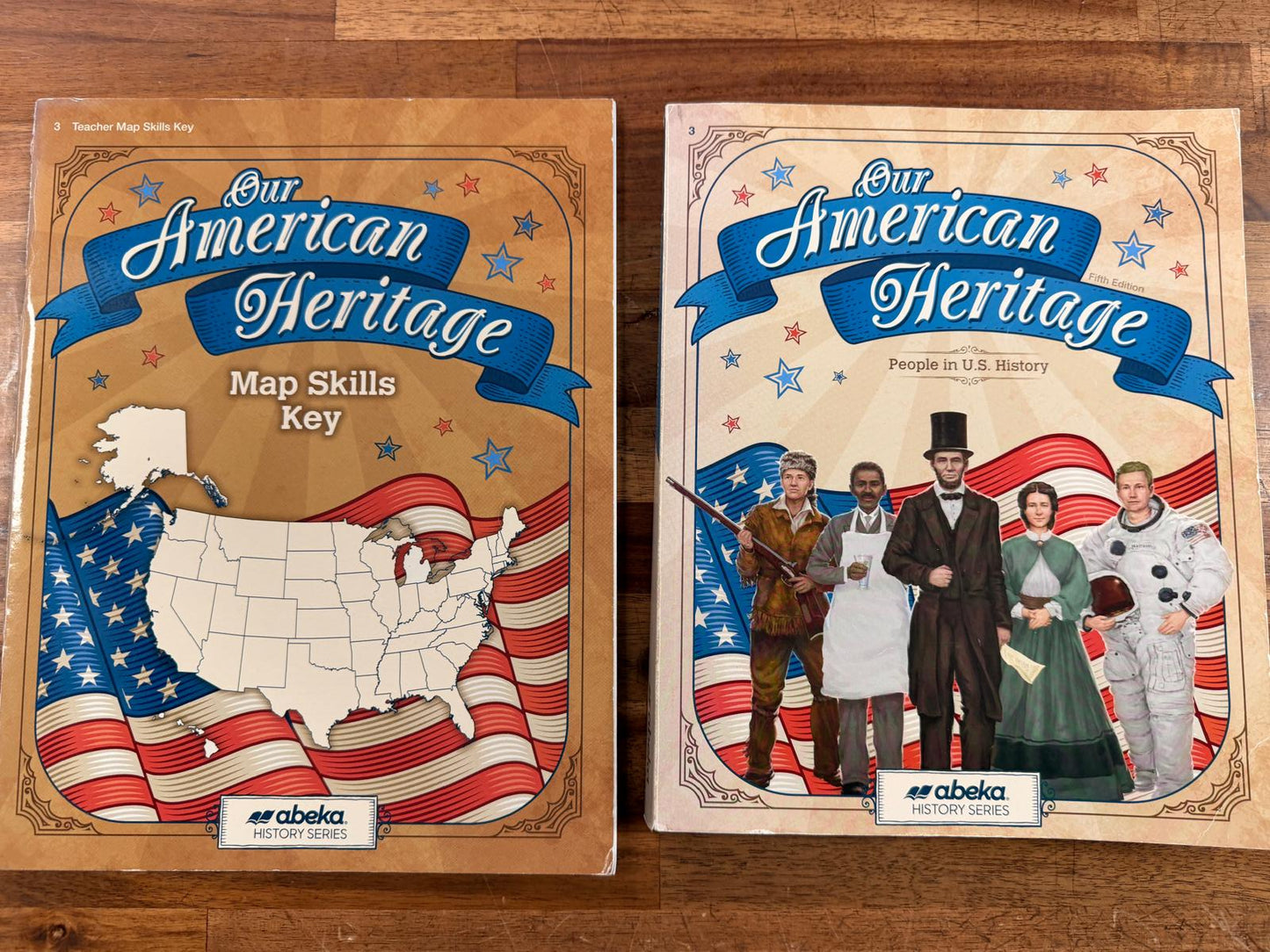 Abeka Our American Heritage LOT of 6 (Fifth Edition)